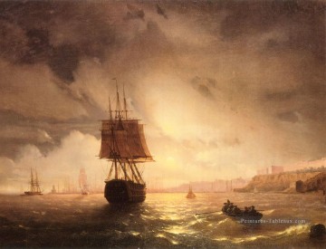  ivan peintre - Le port à Odessa sur la mer Noire Ivan Aivazovsky